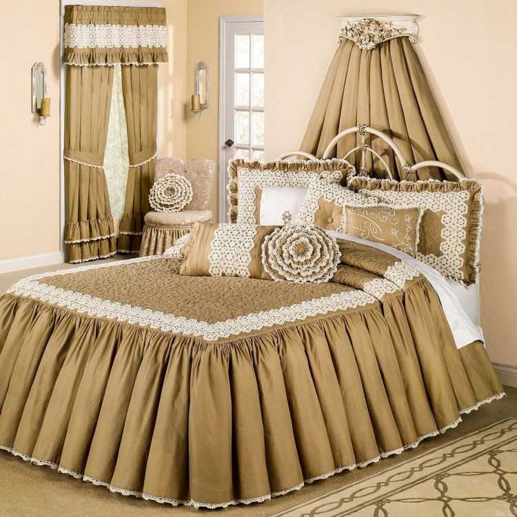 Лучшая ткань для покрывала на кровать: все плюсы и минусы популярных натуральных, синтетических