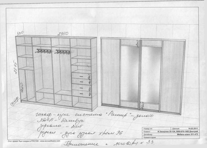Шкаф в прихожую своими руками: чертеж, наполнение, сборка