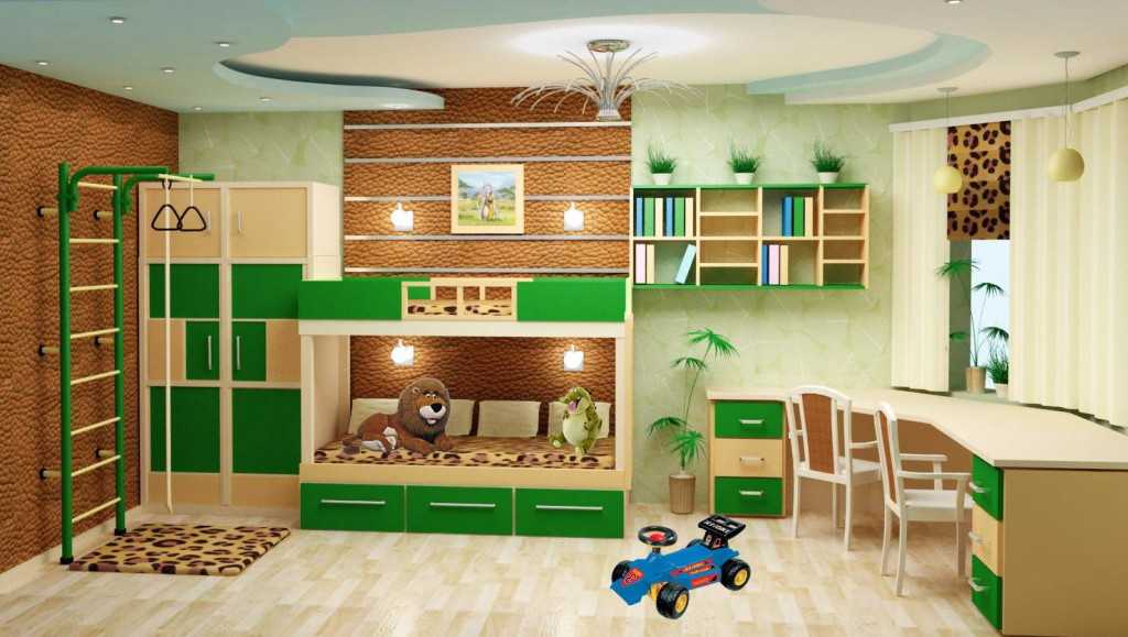 Детская комната для двух мальчиков: дизайна в реальных квартирах (50 фото)