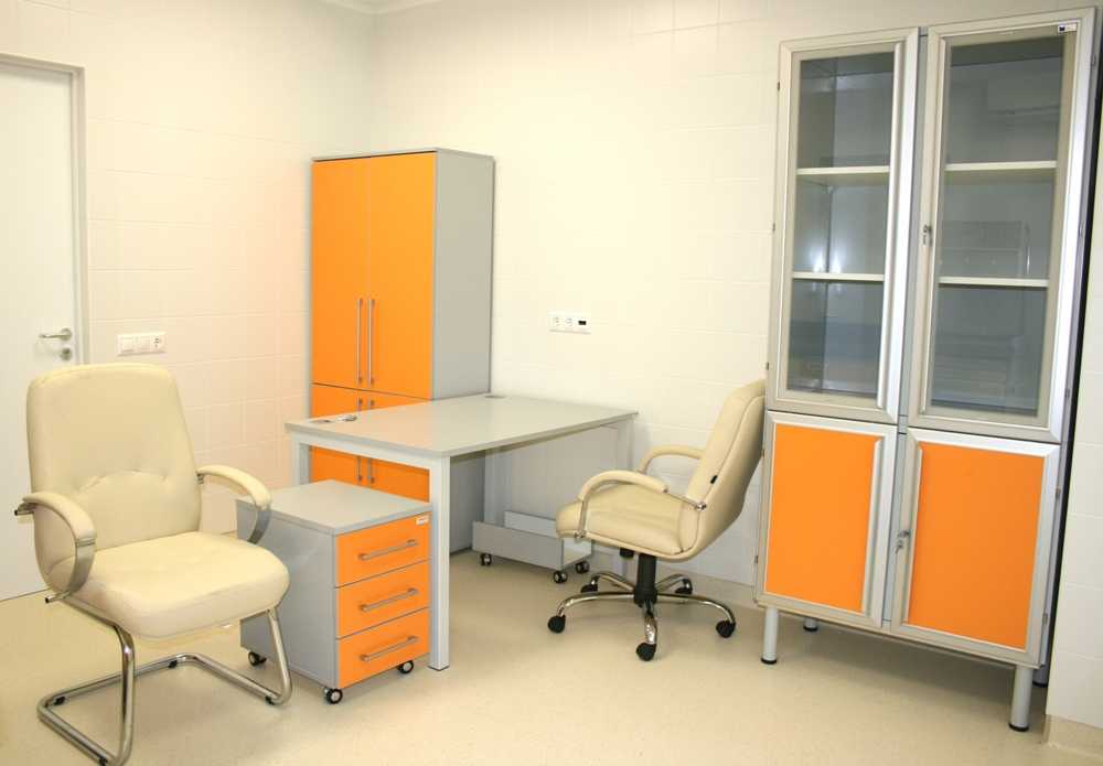 Открыть кабинет врача. Мебель медицинская для кабинетов и палат СН-300.00. Комплект мебели в кабинет врача. Мебель для процедурного кабинета. Мебель для медицинских учреждений.