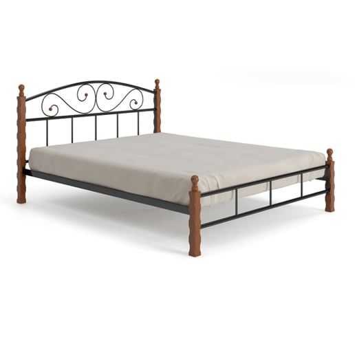Металлические кровати: конструкция, размеры, варианты изголовья