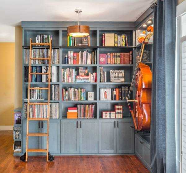 Книжные шкафы и стеллажи, какая из конструкций лучше и удобней