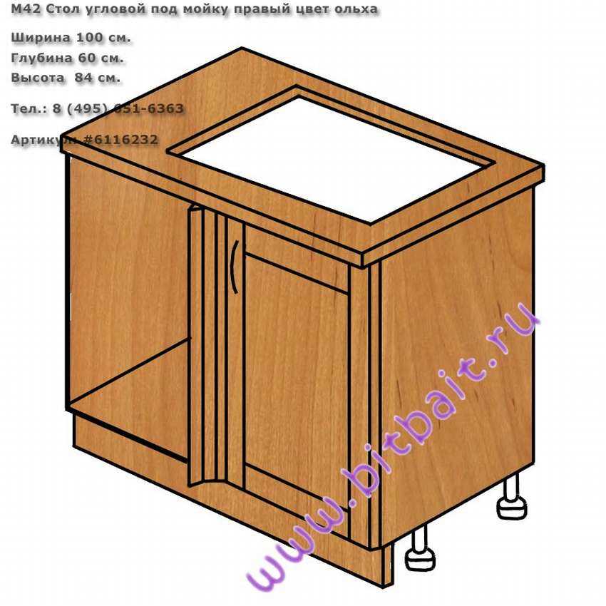 Про размеры шкафа под мойку с прямолинейной и угловой конфигурацией