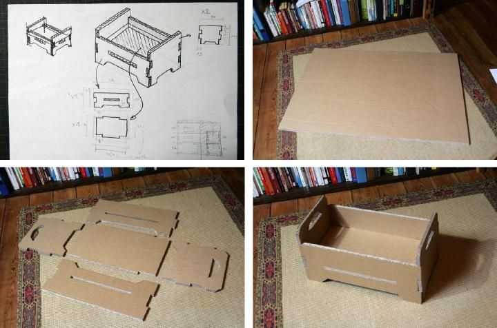 Мебель из картона своими руками: 7 мастер классов столов, стульев и полок