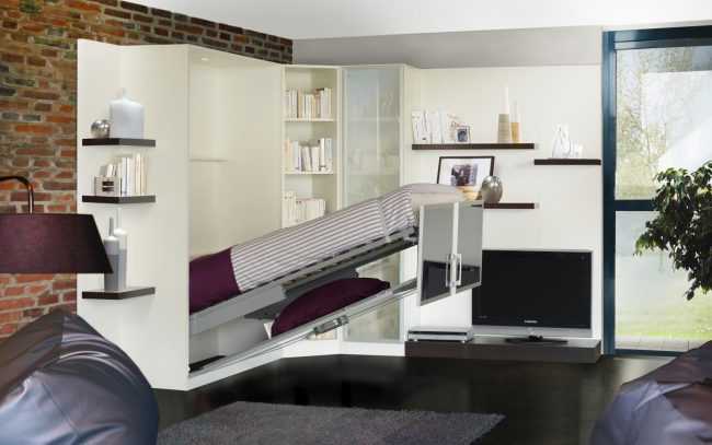 Кровать трансформер для малогабаритной квартиры: фото моделей с рекомендациями