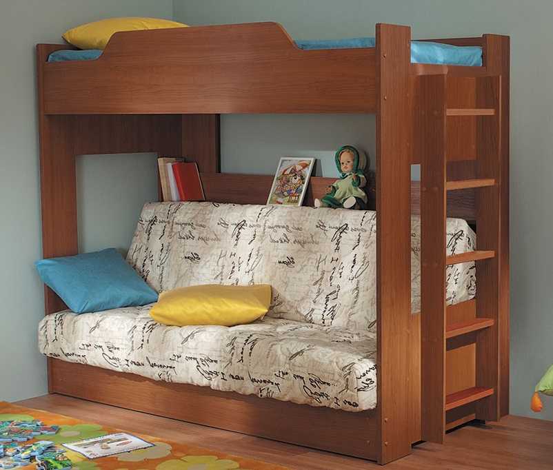 2-х ярусные кровати: для детей, фото, особенности конструкции, виды, с диваном и со шкафом, как правильно выбрать, плюсы и минусы