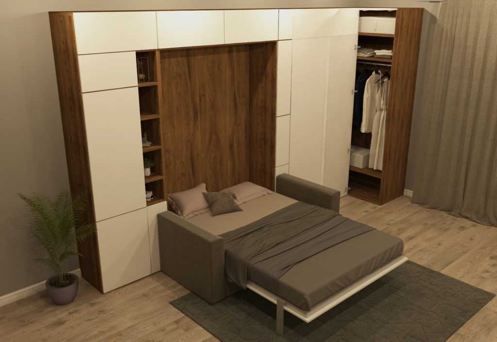 Кровать-трансформер для малогабаритной квартиры – современные модели и их реализация (110 фото)