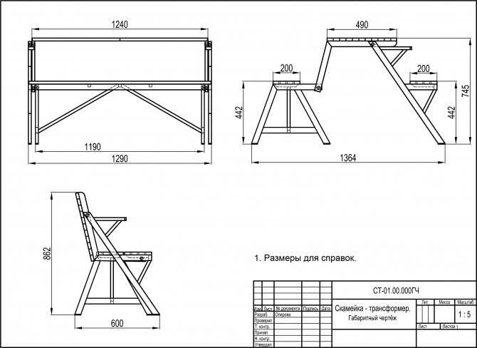 Как собрать стол трансформер: инструкция и схема сборки