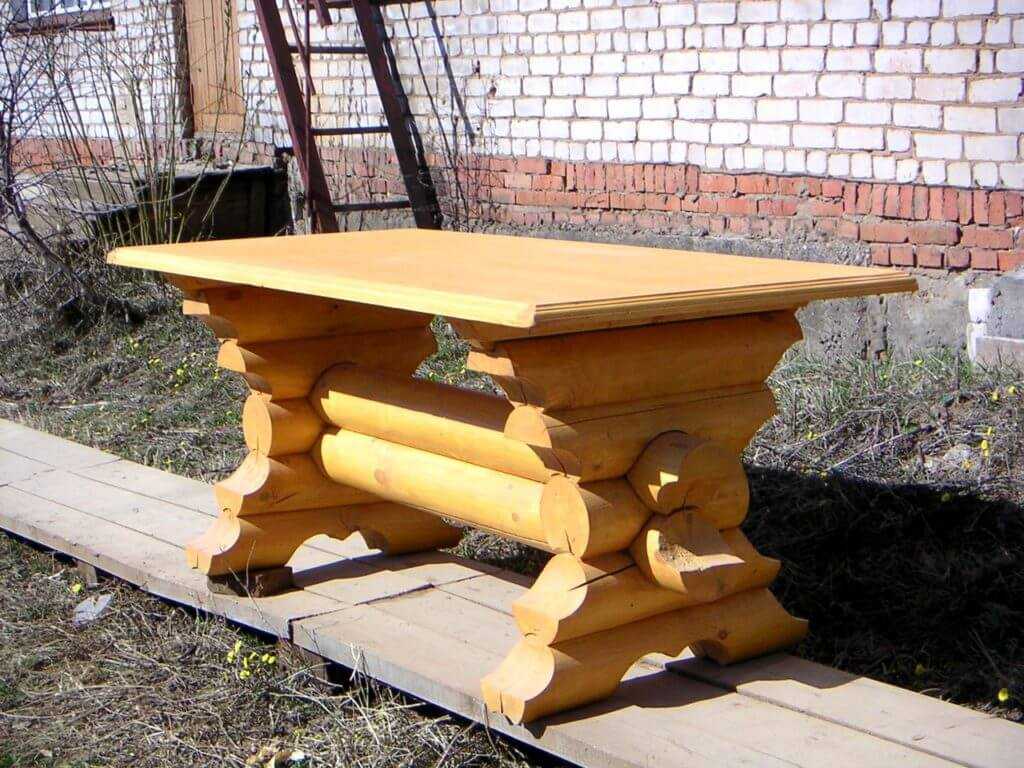 Создаем стол из дерева своими руками