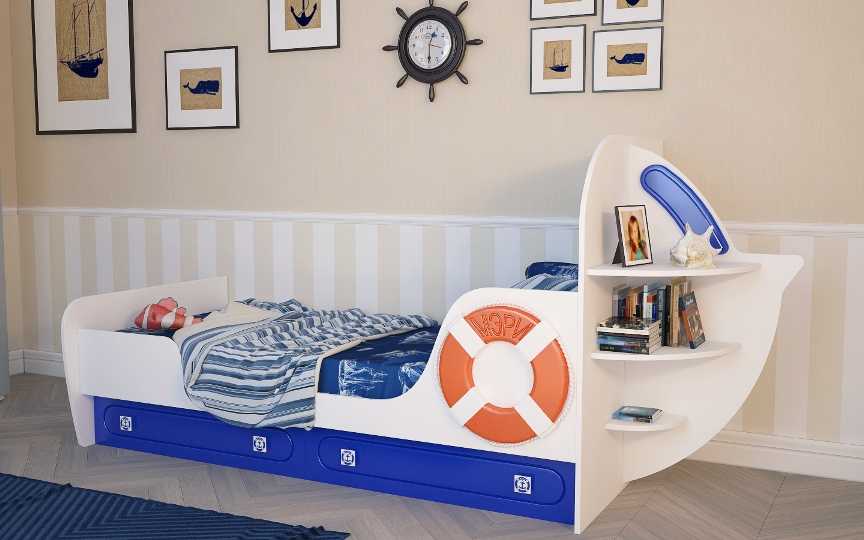 Как выбрать детскую кровать от 3 лет с бортиками