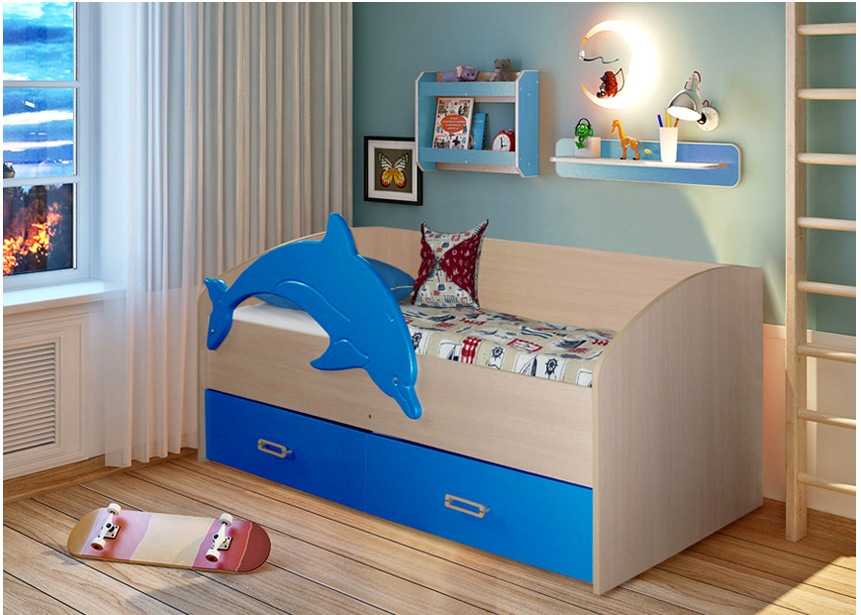 Детская кровать с ящиками, модели для детей разного возраста
