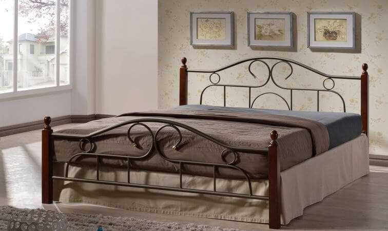 Одноярусные металлические кровати, сфера использования, размеры, декор