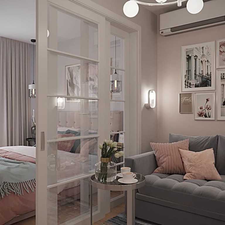 Зонирование спальни: 150 фото планировок и лучших идей расстановки мебели в интерьере спальной комнаты