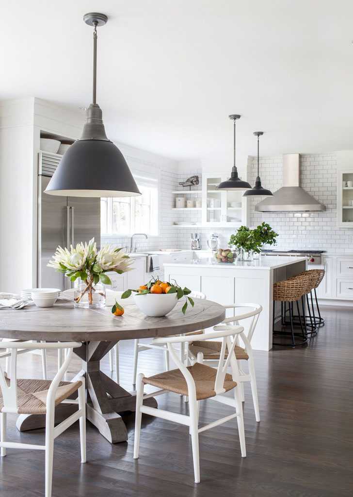 Как выбрать стол для кухни — советы по выбору и размещению в дизайне интерьера кухонного стола (125 фото)