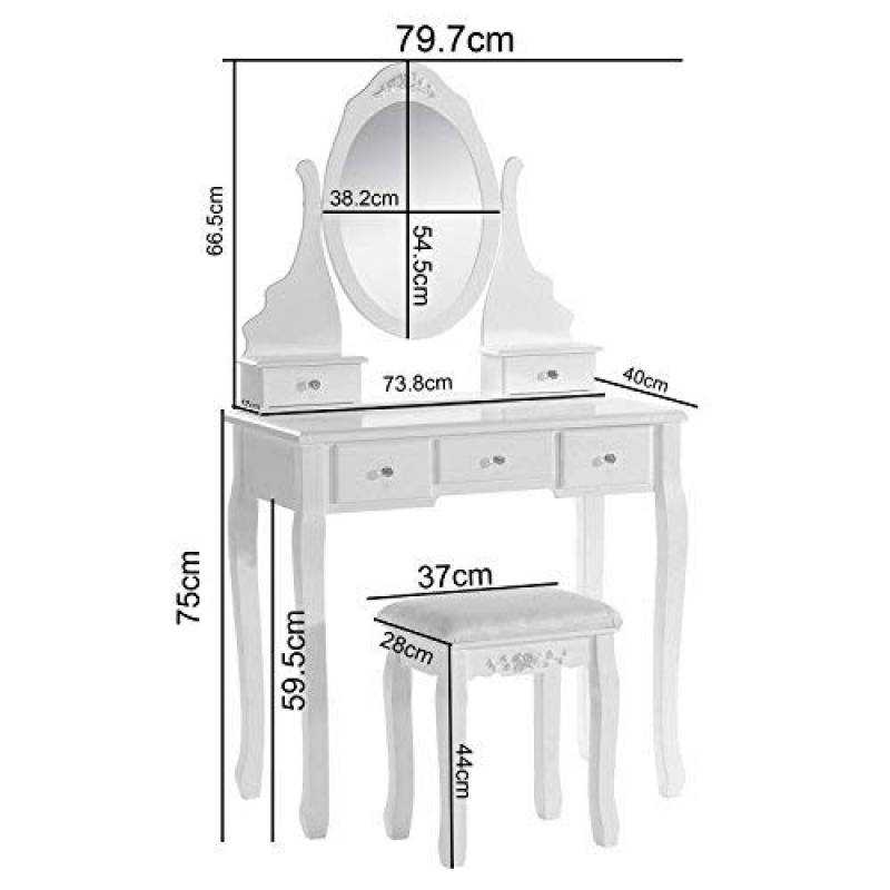 Туалетный столик (67 фото): многообразие подвесных столов с зеркалом для макияжа различной высоты, выбор будуарного трюмо подходящего размера.