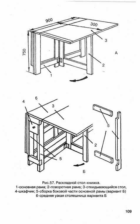 Стол книжка своими руками: как сделать раскладной стол тумба, пошаговые инструкции
