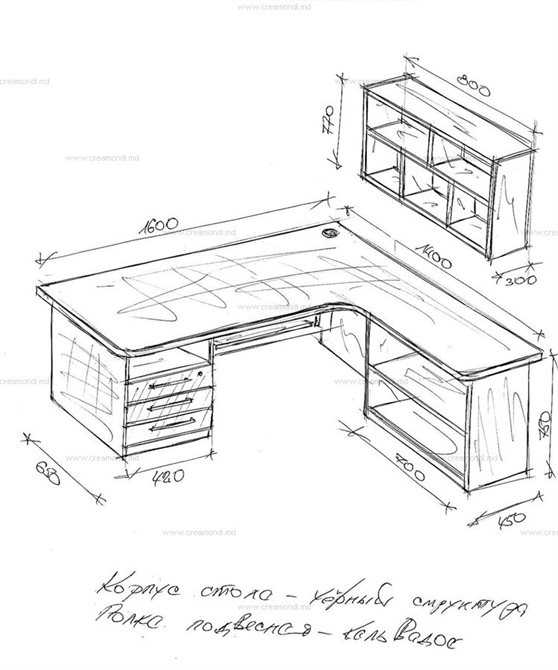 Компьютерный стол своими руками: чертежи с размерами деталей и видео-инструкция! | мебельный журнал - все о мебели